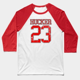 HUCKER Twenty Three Red Baseball T-Shirt